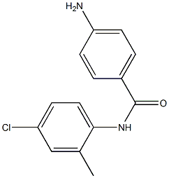 4-amino-N-(4-chloro-2-methylphenyl)benzamide 구조식 이미지