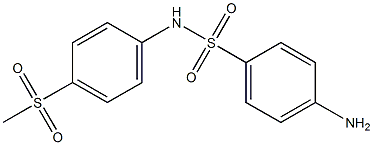 4-amino-N-(4-methanesulfonylphenyl)benzene-1-sulfonamide Structure