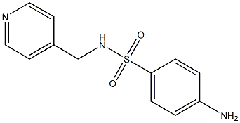4-amino-N-(pyridin-4-ylmethyl)benzene-1-sulfonamide 구조식 이미지