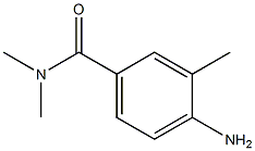 4-amino-N,N,3-trimethylbenzamide Structure