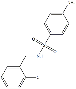 4-amino-N-[(2-chlorophenyl)methyl]benzene-1-sulfonamide 구조식 이미지