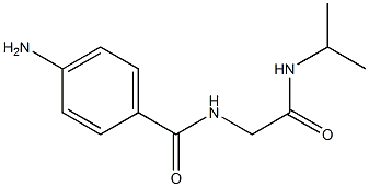 4-amino-N-[2-(isopropylamino)-2-oxoethyl]benzamide 구조식 이미지