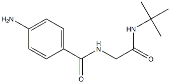 4-amino-N-[2-(tert-butylamino)-2-oxoethyl]benzamide 구조식 이미지