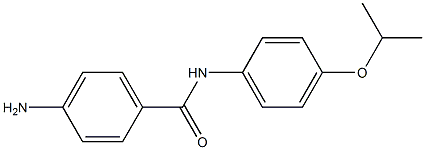 4-amino-N-[4-(propan-2-yloxy)phenyl]benzamide 구조식 이미지