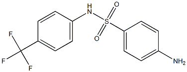 4-amino-N-[4-(trifluoromethyl)phenyl]benzene-1-sulfonamide Structure