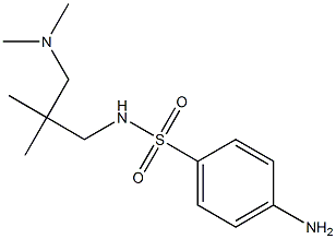 4-amino-N-{2-[(dimethylamino)methyl]-2-methylpropyl}benzene-1-sulfonamide Structure