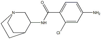 4-amino-N-1-azabicyclo[2.2.2]oct-3-yl-2-chlorobenzamide Structure