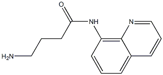 4-amino-N-quinolin-8-ylbutanamide 구조식 이미지