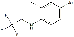 4-bromo-2,6-dimethyl-N-(2,2,2-trifluoroethyl)aniline Structure