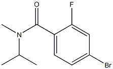 4-bromo-2-fluoro-N-isopropyl-N-methylbenzamide 구조식 이미지