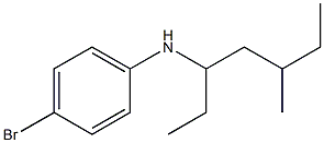 4-bromo-N-(5-methylheptan-3-yl)aniline 구조식 이미지