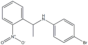 4-bromo-N-[1-(2-nitrophenyl)ethyl]aniline 구조식 이미지