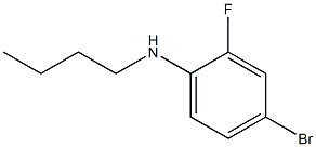 4-bromo-N-butyl-2-fluoroaniline 구조식 이미지