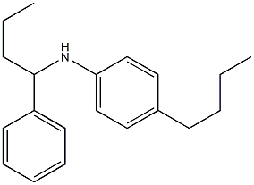 4-butyl-N-(1-phenylbutyl)aniline Structure