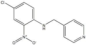4-chloro-2-nitro-N-(pyridin-4-ylmethyl)aniline Structure