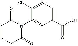 4-chloro-3-(2,6-dioxopiperidin-1-yl)benzoic acid 구조식 이미지