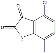 4-chloro-7-methyl-1H-indole-2,3-dione Structure