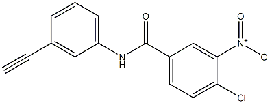 4-chloro-N-(3-ethynylphenyl)-3-nitrobenzamide Structure