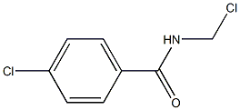 4-chloro-N-(chloromethyl)benzamide Structure