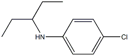 4-chloro-N-(pentan-3-yl)aniline Structure