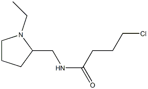 4-chloro-N-[(1-ethylpyrrolidin-2-yl)methyl]butanamide Structure