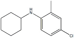 4-chloro-N-cyclohexyl-2-methylaniline Structure