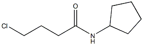 4-chloro-N-cyclopentylbutanamide Structure