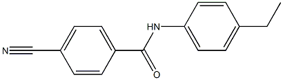 4-cyano-N-(4-ethylphenyl)benzamide Structure