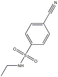 4-cyano-N-ethylbenzenesulfonamide Structure