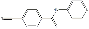 4-cyano-N-pyridin-4-ylbenzamide Structure