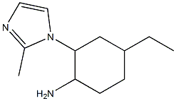 4-ethyl-2-(2-methyl-1H-imidazol-1-yl)cyclohexanamine 구조식 이미지