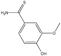 4-hydroxy-3-methoxybenzenecarbothioamide Structure