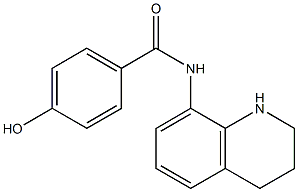 4-hydroxy-N-(1,2,3,4-tetrahydroquinolin-8-yl)benzamide 구조식 이미지