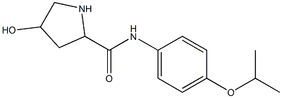 4-hydroxy-N-[4-(propan-2-yloxy)phenyl]pyrrolidine-2-carboxamide 구조식 이미지