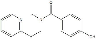 4-hydroxy-N-methyl-N-[2-(pyridin-2-yl)ethyl]benzamide Structure
