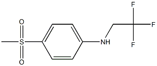 4-methanesulfonyl-N-(2,2,2-trifluoroethyl)aniline Structure