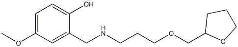 4-methoxy-2-({[3-(oxolan-2-ylmethoxy)propyl]amino}methyl)phenol Structure