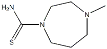 4-methyl-1,4-diazepane-1-carbothioamide Structure