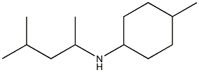 4-methyl-N-(4-methylpentan-2-yl)cyclohexan-1-amine 구조식 이미지