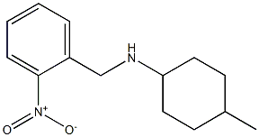 4-methyl-N-[(2-nitrophenyl)methyl]cyclohexan-1-amine Structure