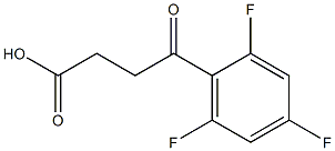 4-oxo-4-(2,4,6-trifluorophenyl)butanoic acid Structure