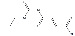 4-oxo-4-[(prop-2-en-1-ylcarbamoyl)amino]but-2-enoic acid 구조식 이미지