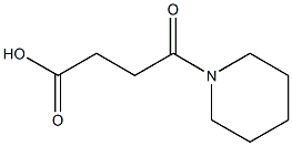 4-oxo-4-piperidin-1-ylbutanoic acid 구조식 이미지