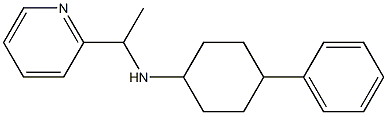 4-phenyl-N-[1-(pyridin-2-yl)ethyl]cyclohexan-1-amine Structure