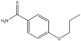 4-propoxybenzenecarbothioamide Structure