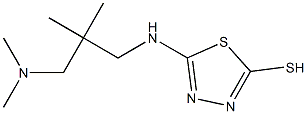 5-({2-[(dimethylamino)methyl]-2-methylpropyl}amino)-1,3,4-thiadiazole-2-thiol Structure