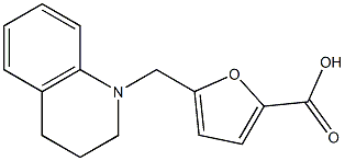 5-(1,2,3,4-tetrahydroquinolin-1-ylmethyl)furan-2-carboxylic acid Structure