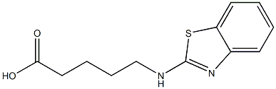 5-(1,3-benzothiazol-2-ylamino)pentanoic acid Structure