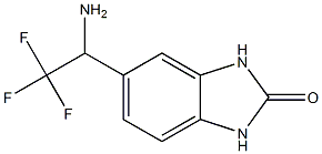 5-(1-amino-2,2,2-trifluoroethyl)-2,3-dihydro-1H-1,3-benzodiazol-2-one 구조식 이미지