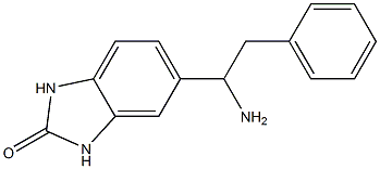 5-(1-amino-2-phenylethyl)-2,3-dihydro-1H-1,3-benzodiazol-2-one 구조식 이미지